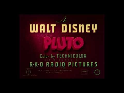 Pluto – Pluto’s Fledgling (1948) – original RKO titles