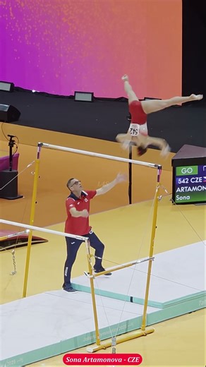 🌐 Sona Artamonova from Czech Republic 🇨🇿 – Uneven Bars | Women’s Qualification 2025 FIG AGWC Jakarta