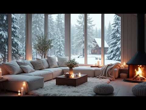 Winter Relaxing Piano ❄️ Snowfall Instrumental Music for Sleep, Focus & Stress Relief