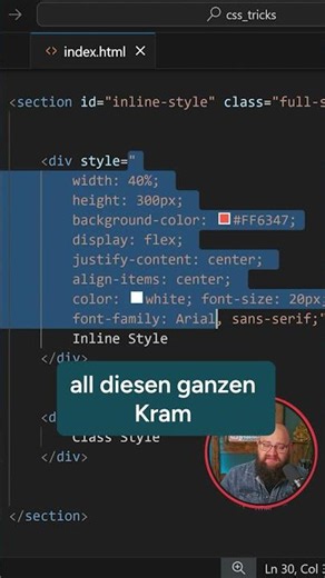 Tipp für schöne CSS-Codes #css #style #code