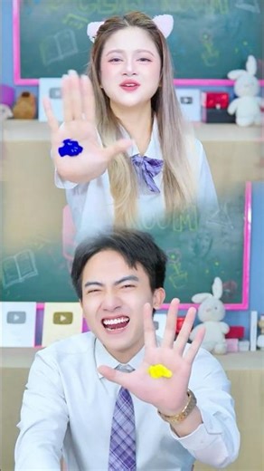 Turning The Teacher's Sweater Into An A+ 🧶💯 #lilymeow #lilymiumiu #schoolcrush #schooldrama