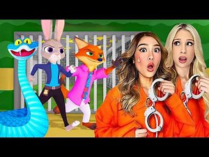 WE ESCAPED ZOOTOPIA FAMILY'S PRISON RUN IN ROBLOX (OBBY)