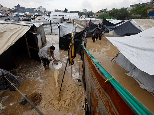 Gaza storms a “terrible situation” for Palestinians
