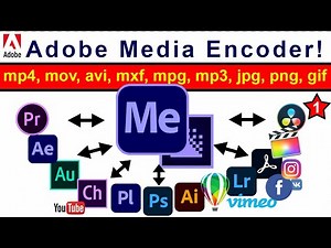Как конвертировать в mp4 видео avi, mov, mp3 конвертер ✅ Adobe Media Encoder обзор для ЮТУБА 🤡 53 №1