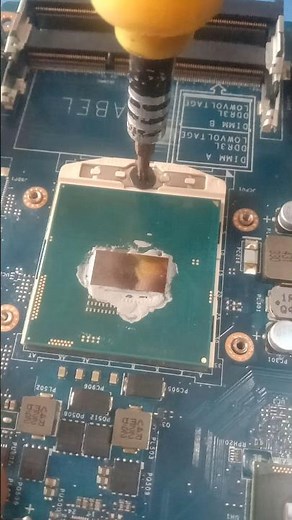 Laptop Cpu Install How To upgrade your laptop Cpu #Shorts