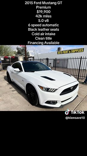 2015 Ford Mustang GT Premium for Sale at $19,900