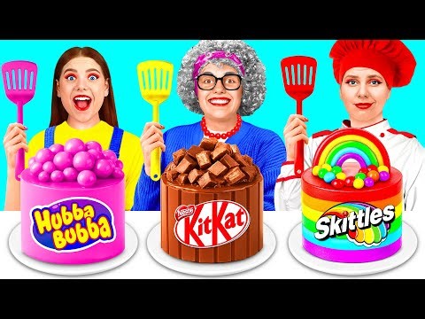 Eu vs Minha Vó No Desafio De Culinária | Engraçados Cozinha Momentos por BooGaGa