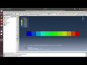 Abaqus tutorial 01:: general modeling and visualization using Abaqus CAE