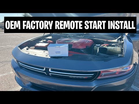 DODGE CHARGER OEM REMOTE START 2015-2023 INSTALL