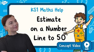 Estimate on a Number Line to 50 | KS1 Maths Concept Video