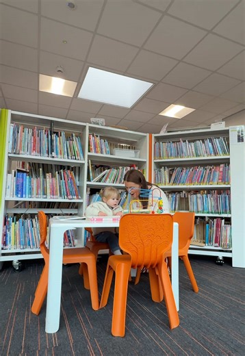 Refreshing Library Visit for Toddler Activities