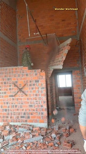 Manual Interior Wall Demolition: Controlled Toppling and Structural Clearing Techniques