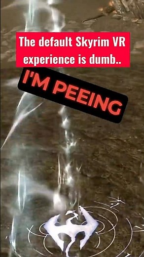 How is this the default Skyrim VR experience 😂🤷‍♂️ ??