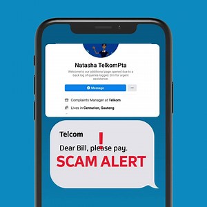 SCAM ALERT: Be careful Fam. Don’t fall victim to the scams going around. Like being “approached” by people saying they are Telkom employees and using non-Telkom social media platforms to ask for your personal/banking information. Please only respond to communication from Telkom verified social media page. | Telkom