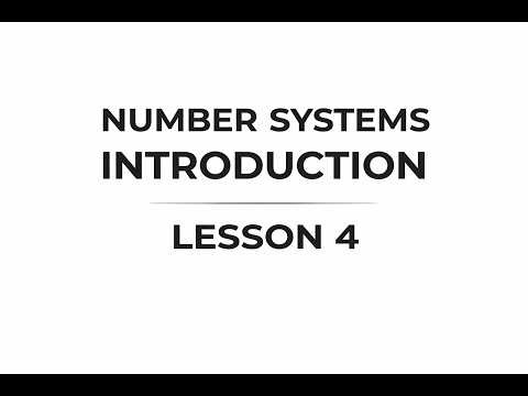 Number systems | Introduction | Grade 8 [ Lesson 4 | Sesotho ]