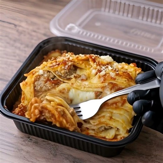 Cheesy and juicy Meaty loaded Lasagna 🤤🧀