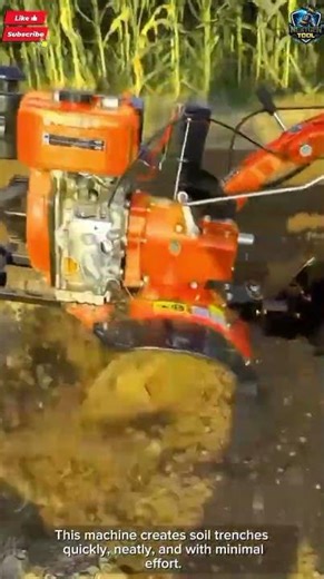 Mini Trencher Make Soil Trench Fast Clean Easy#tool