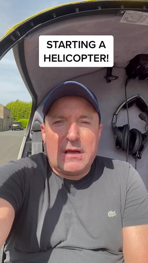 Starting Up a Piston Helicopter | R22 Helicopter Engine Startup