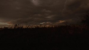 Changing scenery outside the cities on a scenic train ride across. Passenger side window view from a moving car in a rural countryside.