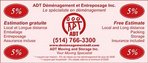 Movers in Montreal and Lasalle | ADT Moving and Storage Company
