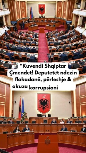 “Kuvendi Shqiptar Çmendet! Deputetët ndezin flakadanë, përleshje & akuza korrupsioni 🔥🇦🇱”