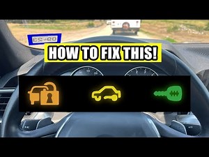 How to Fix Your Car Immobilizer System (Lock Key Light On)