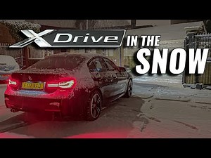 BMW 330D F30 XDRIVE IN THE SNOW - POV DRIVE (UK)