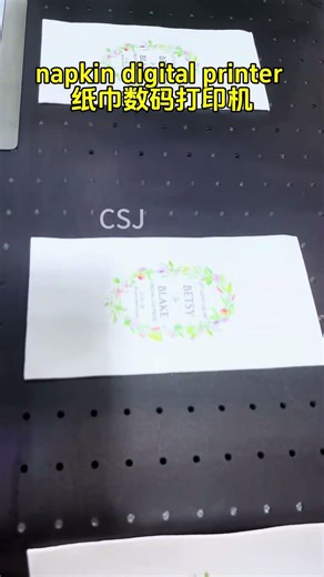 Inkjet printer for napkin #digitalprinter #napkinprinter #napkin