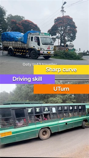 Indian Driver Skill Showcase! 🇮🇳 TNSTC Bus Extreme Hairpin Bend Turn! 😱