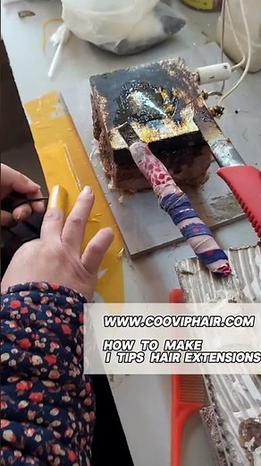 ✨ How To Make I Tip Hair Extensions | COOVIP HAIR