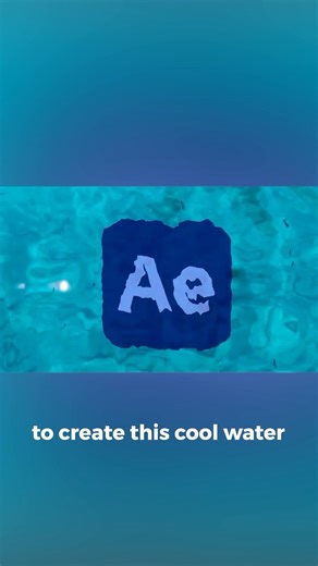 Justin Odisho on Instagram: "Here’s how to create this cool Logo Ripple effect using Displacement maps in Adobe After Effects #aftereffects #editingtutorial tutorial"