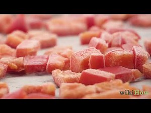 Comment congeler des poivrons