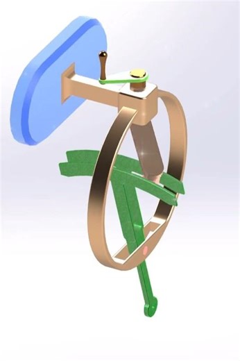 Oblique Crank Rocker Mechanism ⚙️ #shorts