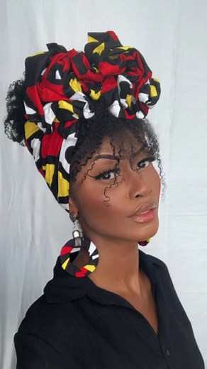 Tutorial de Amarração de Turbante Africano