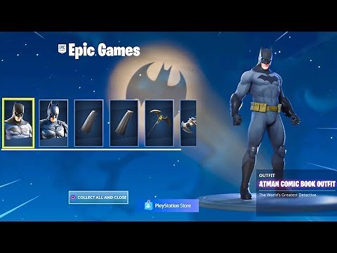 The New BATMAN Skin Bundle in Fornite..