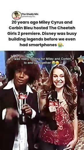 20 Years Ago: Miley Cyrus & Corbin Bleu Hosted The Cheetah Girls 2 Premiere 😱 #hannahmotanha