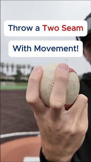How To Throw a Two Seam Fastball With Movement #baseball #twoseamfastball #fastball #pitching