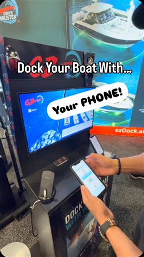 ⭐️ Dock your boat using your phone???? 💧 That’s what the folks at @ezdock.ai claim. This app allows control of engines and thrusters from your phone. 💧 Our EIC, Kevjn Falvey, met with the team at the @miamiboatshow to set up on-water testing. 💧 In the meantime, check out this Reel, or visit ez dock.ai at the show! ⚓️ Follow us for the latest news about the hottest boating systems! #boating #docking #boats #boatdocking #ezdock #ezdockai #mibs #dbmibs2016 | Boating Magazine
