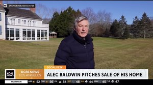 Alec Baldwin pitches his home for sale in the Hamptons