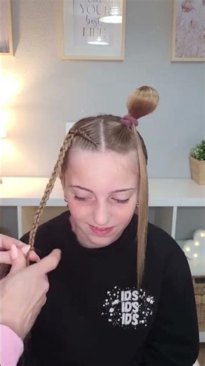 Elegant hairstyle tutorial! #hairstyle #diyhairstyle