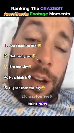 Ranking The CRAZIEST Anesthesia Footage Moments (Brain Fully Logged Out) 💉🤣