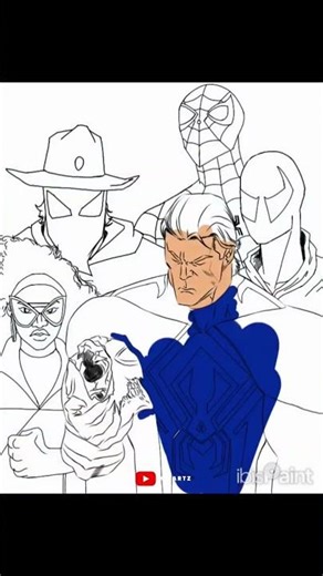 Turned Grand Regent Thragg into Spider-Man 2099 | invincible art trend #invincible