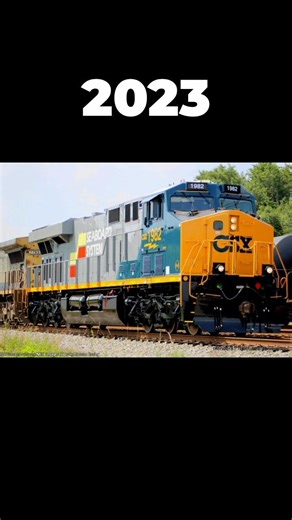 Evolution of CSX 1982 #csx #train #heritageunit #railroad #shorts