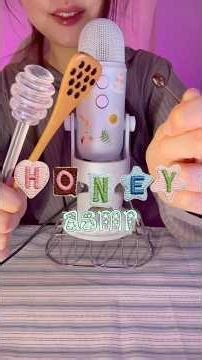 ASMR 🍯 어떤 꿀스푼 소리가 제일 좋아? #asmr #asmrsounds #honey