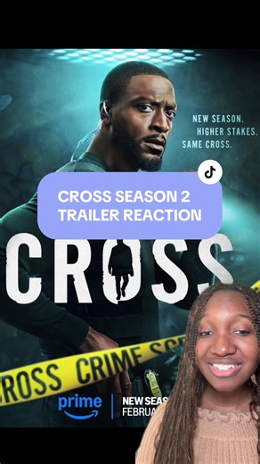 Cross season 2 trailer looks insanelyyy good!🙂‍↕️ Can’t wait to check it out on Feb 11 @Cross on Prime @Prime Video #cross #aldishodge #blackshows #crossseason2 #primevideo #crossonprime