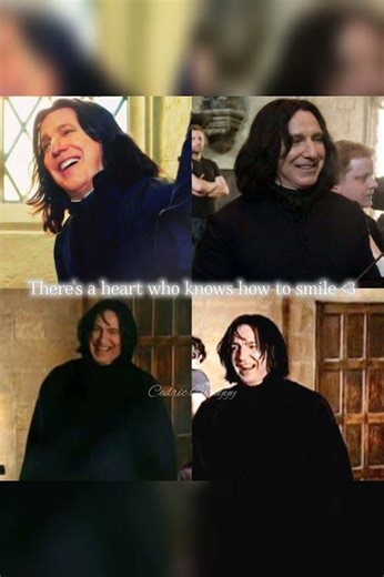 who knows how to smile🌷 #harrypotter #slytherin #severussnape #happy #kind #ytshorts #100kviews