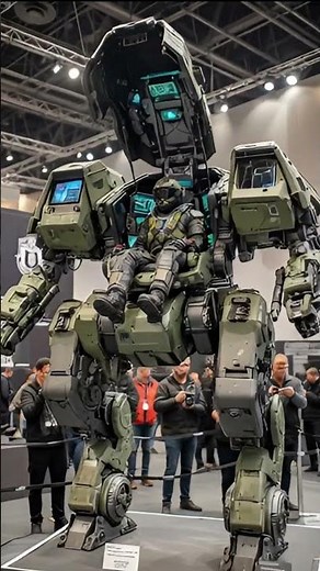 "This Military Mech Looks Too Real... Would You Pilot It? 🤖🔥"