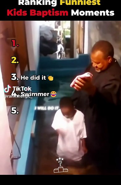 Ranking Funniest Kids Baptism Moments 😂 #baptism #church #kids #viral | baptism