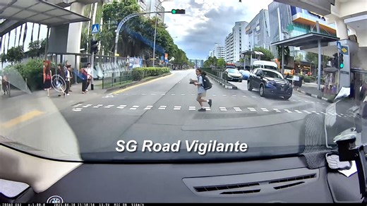 30apr2025 1550hrs simei street 3 student ignore red light and dash across the junction when camcar approach quoted I was driving along Simei Street 3 within the legal speed limit when a student suddenly dashed across the road, directly in front of my vehicle. T he traffic lights were clearly in my favour, and I was maintaining a safe speed — which likely enabled me to brake in time and narrowly avoid a collision. Nonetheless, her actions were extremely reckless and could have resulted in a serio
