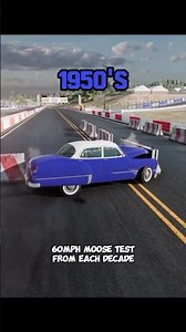 1930s Car crash test #shortsfeed #carcrash